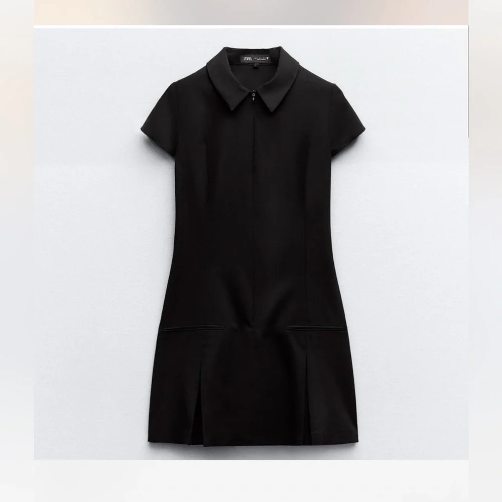 zara black mini dress nwt - Picture 2 of 6